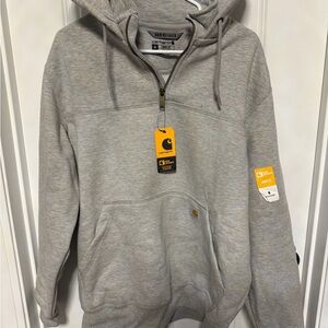 Carhartt Men's Zip Up Gray Sweater